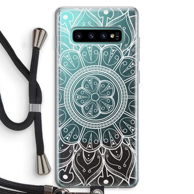 Roses Are Red: Samsung Galaxy S10 Plus Transparant Hoesje met koord