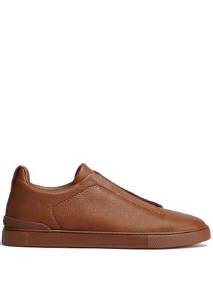 Zegna baskets Triple Stitch - Marron