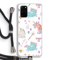 Fantasiewereld: Samsung Galaxy S20 Plus Transparant Hoesje met koord