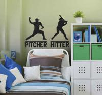 Sticker sport Pitcher en Hitter - thumbnail