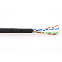 ACT EP459B CAT6A U/UTP PVC Patchkabel Zwart - 305 meter