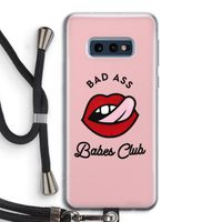Badass Babes Club: Samsung Galaxy S10e Transparant Hoesje met koord