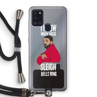 Sleigh Bells Ring: Samsung Galaxy A21s Transparant Hoesje met koord