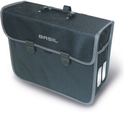 Basil malaga fietstas zwart 13l