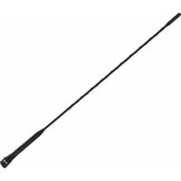Auto antenne - zwart - kunststof/metaal - 40 cm - universeel - M5 M6 adapter