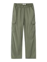 Name it zomer cargo broek meisjes - groen - straight fit - NkfBella