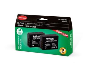 Hähnel Fototechnik HL-F126S, 2er Camera-accu Vervangt originele accu NP-W126 7.2 V 1130 mAh