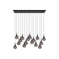 Lucide TEARS Hanglamp 16xG4 - Zwart - thumbnail