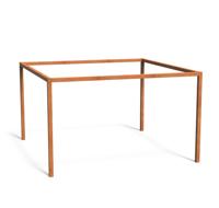 Cortenstaal pergola 420x420cm.