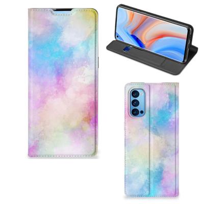 Bookcase OPPO Reno4 Pro 5G Watercolor Light Bookcase OPPO Reno4 Pro 5G Watercolor Light