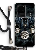 Sinister Wings: Samsung Galaxy S20 Ultra Transparant Hoesje met koord