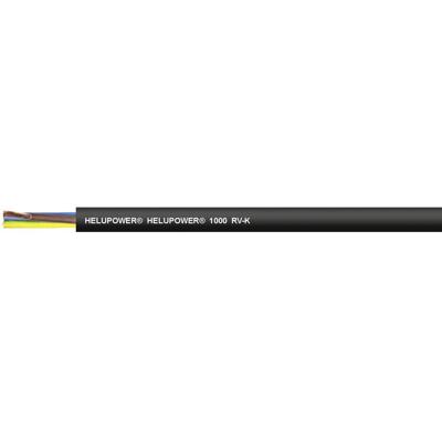 Helukabel HELUPOWER® 1000 RV-K Aansluitkabel 5 G 2.5 mm² Zwart 11003828-1000 1000 m