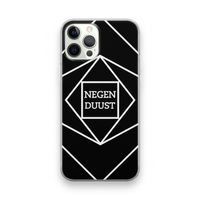 Negenduust geometrisch: iPhone 12 Pro Transparant Hoesje