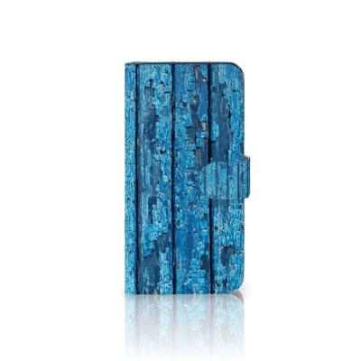 Google Pixel 8A | Book Style Case | Wood Blue Google Pixel 8A | Book Style Case | Wood Blue