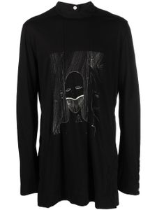 Rick Owens DRKSHDW t-shirt à imprimé graphique - Noir