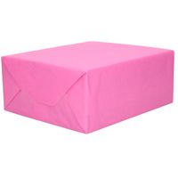 1x Rol kraft inpakpapier roze 200 x 70 cm - Cadeaupapier