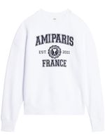 AMI Paris sweat à imprimé Paris France - Blanc - thumbnail