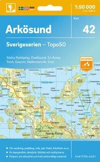 Topografische kaart - Wandelkaart 42 Sverigeserien Arkösund | Norstedts