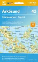 Topografische kaart - Wandelkaart 42 Sverigeserien Arkösund | Norstedts