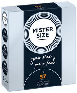 MISTER SIZE 57 - Iets Ruimere Condooms Ultradun 3 stuks