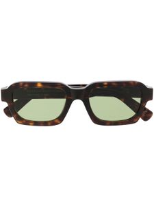 Retrosuperfuture lunettes de soleil Caro 3627 à effet écaille de tortue - Marron