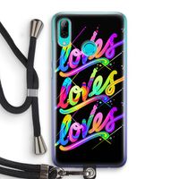 Loves: Huawei P Smart (2019) Transparant Hoesje met koord