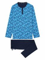 HOM - Long Sleepwear - Douro - navy, Maat:M