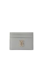 Burberry porte-cartes zippé à logo - Gris