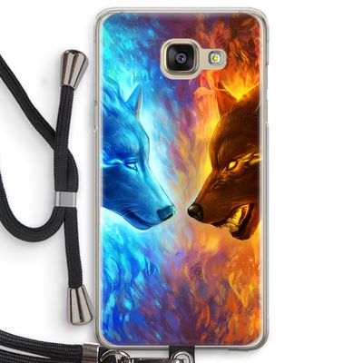 Fire & Ice: Samsung Galaxy A5 (2016) Transparant Hoesje met koord