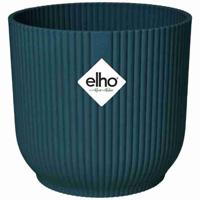 Vibes Round Flower Pot - Plastic - Ø22 - donkerblauw