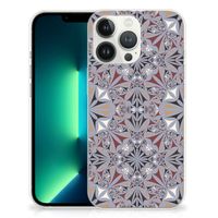 iPhone 13 Pro Max TPU Siliconen Hoesje Flower Tiles - thumbnail