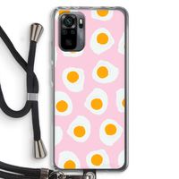 Dancing eggs: Xiaomi Redmi Note 10 Pro Transparant Hoesje met koord