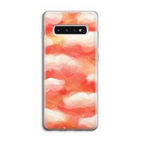 Lichte Wolken: Samsung Galaxy S10 4G Transparant Hoesje
