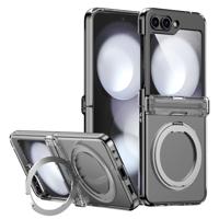Lunso Samsung Galaxy Z Flip 7 FE / Z Flip6 backcover hoesje met MagSafe-ring - Transparant