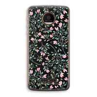 Sierlijke bloemen: Motorola Moto Z Force Transparant Hoesje