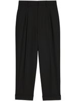 AMI Paris pantalon de tailleur à taille haute - Noir