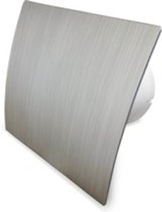 Badkamer/toilet ventilator - standaard - Ø125mm - zilver