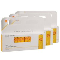 Shell Batterijen - AAA type - 36x stuks - Alkaline - Minipenlites AAA batterijen