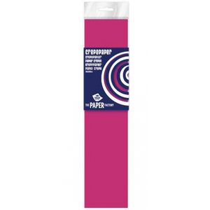 Hobby crepe papier neon fuchsia 250 x 50 cm   -