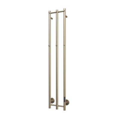 Designradiator TVS Design PLUS 3V EL 150x28 cm Geborsteld Goud