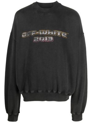 Off-White sweat Digit Bacchus en coton - Noir