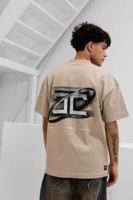 Jorcustom Poetry ln Motion Loose Fit T-Shirt Heren Beige - Maat M - Kleur: Beige | Soccerfanshop