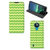 Nokia 1.4 | Hoesje met Magneet | Waves Green