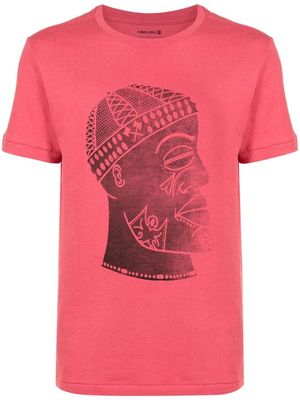 Osklen t-shirt à imprimé graphique - Rouge