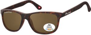 Zonnebril Montana mat turtle met bruin polarized glas