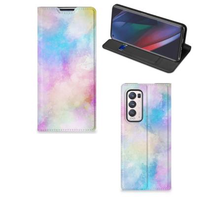 Bookcase OPPO Find X3 Neo Watercolor Light Bookcase OPPO Find X3 Neo Watercolor Light