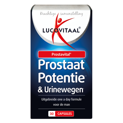 Lucovitaal Voedingssupplementen Prostaat Potentie & Urinewegen Capsules Prostaat & Urinewegen 30Capsules