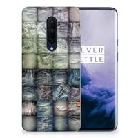 Silicone Back Cover OnePlus 7 Pro Spijkerbroeken