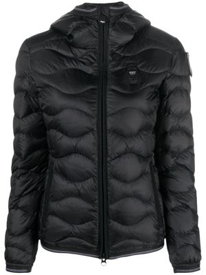 Blauer veste Camelia à design matelassé - Noir