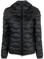 Blauer veste Camelia à design matelassé - Noir